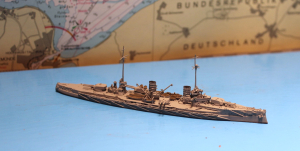 Battle cruiser "Von der Tann" (1 p.) GER 1911 Navis NM 27N